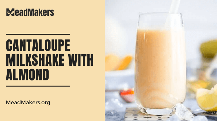 Cantaloupe Milkshake with Almond Recipe